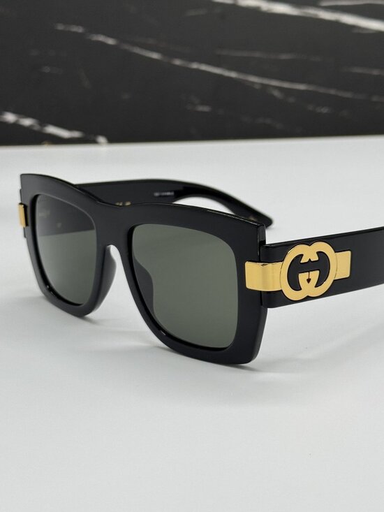 NEW GUCCI GG1688S 001 SUNGLASSES BLACK WOMEN EYEWEAR - Picture 7 of 10